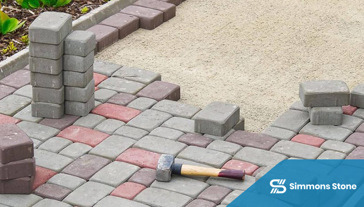 Variety of walkway paver design options and materials