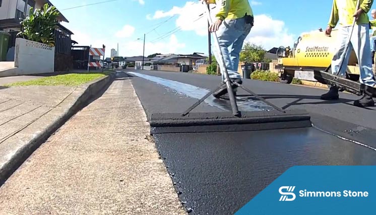 Asphalt driveway coating