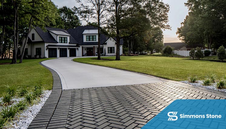 New brick paver driveway installation in Pasadena