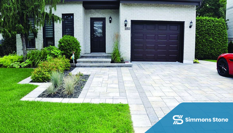 Even paver driveway after leveling 