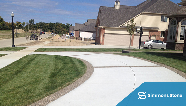  Protective sealant applied to newly resurfaced driveway