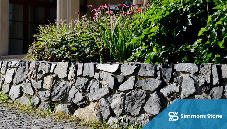 Natural Stone Garden Wall 