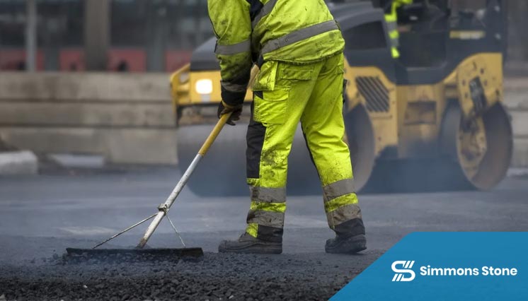 Full recycled asphalt driveway installation 